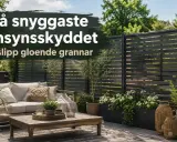 Snyggt insynsskydd som skapar en privat oas. Perfekt för dig som vill bygga insynsskydd och njuta av uteplatsen ostört.
