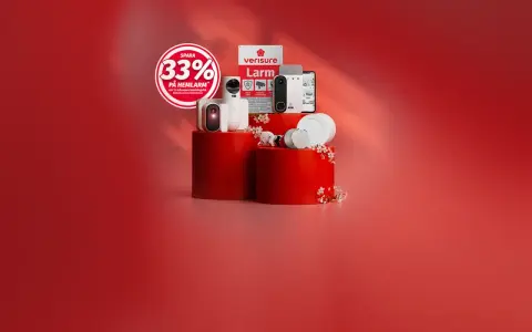 Spara 33% på hemlarm! Verisure erbjuder ett brett utbud av produkter för ditt bästa larm, inklusive kameror och sensorer.